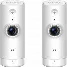 D-Link WiFi Security Camera HD, Mini Indoor, 2-Pack, Cloud Recording, Motion...