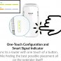 D-Link WiFi Range Extender Mesh Gigabit AC1900 Dual Band Plug In Wall Signal...