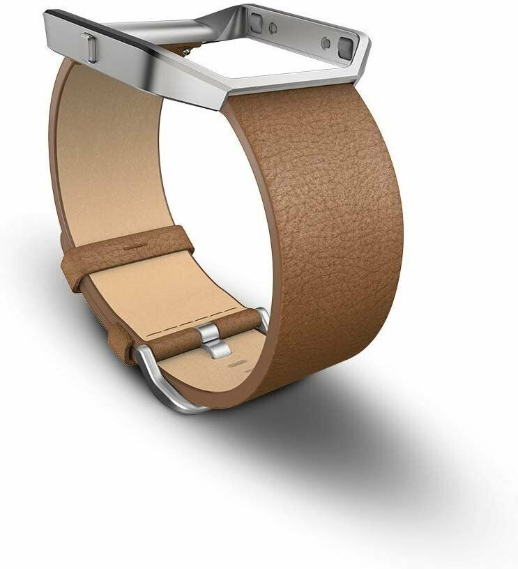 Fitbit Blaze Accessory Band, Leather, Camel, Small