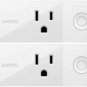 WeMo 4T-T3X2-Y1HT plug in light and appliances control, 2 Pack, White