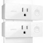 WeMo 4T-T3X2-Y1HT plug in light and appliances control, 2 Pack, White