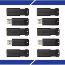 Verbatim PinStripe USB Flash Drive 3.0, 16GB, Black