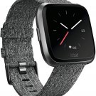 Fitbit Versa Smart Watch, Black/Black Aluminium, One Size (S & L Bands...