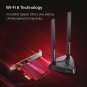 TP-Link WiFi 6 AX3000 PCIe WiFi Card (Archer TX3000E), Up to 2400Mbps,...