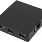 BLK USB-C Travel Dock W/PWR