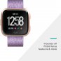 Fitbit Versa Special Edition Smartwatch with Woven Band - Lavender / Rose...