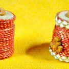 Handcrafted Jute and Terracotta Ornament Box