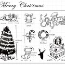 Clearstamp pack / MERRY CHRISTMAS
