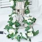 (2 PCS)16 Large Roses Artificial Vine Fake Flower Hanging Flowers Home Decor