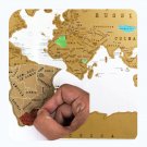 Mini Version Scratches World Tour Map Scratch Off Small Version