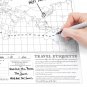Mini Version Scratches World Tour Map Scratch Off Small Version