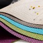 4 PCS Non-slip Table Mat Western Food Mat Rectangular PVC Insulation Mat