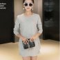 Autumn 12 Colors Large Size Women's Loose T-shirt Wool Knit Bottoming Shirt