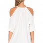 ELLA MOSS BELLA COLD SHOULDER TOP Size Small