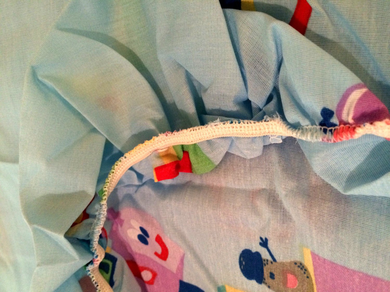 Blues Clues Toddler Bed Bottom Blue Bed Sheet Dan River Craft Material