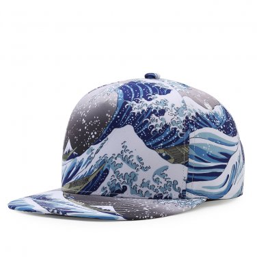 High Quality 3D Printing Cotton Baseball Cap Snapback Hip Hop Hats For Men Women