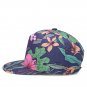 3D Full Printing Flat Brim Unisex Popular Hip Hop Style Cotton Hat Floral Print Snapback Cap