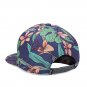 3D Full Printing Flat Brim Unisex Popular Hip Hop Style Cotton Hat Floral Print Snapback Cap