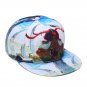 Punk Totem Men Women Flat Brim Baseball Cap Snapback 3D Printing Adjustable Hats Cheap Hip Hop Caps