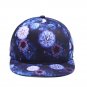 Floral 3D Printing Sports Baseball Caps Men Women Couple Hip Hop Cheap Flat Brim Cotton Colorful Cap