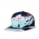 3D Printing Hip Hop Cheap Flat Brim Cap Punk Art Pattern High Quality Snapback Baseball Caps