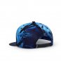 Bright Blue Colored Full 3D Printing Flat Brim Men Women Cheap Hip Hop Fashion Baseball Caps