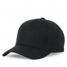 Men Women Keep Warm Snapback Bone Hat  Wool Felt Black Baseball Caps for Autumn Winter