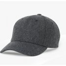 Men Women Keep Warm Snapback Bone Hat  Wool Felt Dark Gray Baseball Caps for Autumn Winter