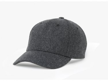 Men Women Keep Warm Snapback Bone Hat  Wool Felt Dark Gray Baseball Caps for Autumn Winter