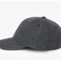 Men Women Keep Warm Snapback Bone Hat  Wool Felt Dark Gray Baseball Caps for Autumn Winter