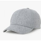 Men Women Keep Warm Snapback Bone Hat  Wool Felt Gray Baseball Caps for Autumn Winter