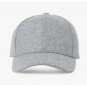 Men Women Keep Warm Snapback Bone Hat  Wool Felt Gray Baseball Caps for Autumn Winter