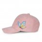 Pink Women Baseball Cap Butterfly Embroidery High Quality Suede Fabric Snapback Fashion Sports Hat