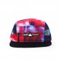 Flat Top Hat Bright Colored Small Letter Embroidered Soft Baseball Cap for Men Women