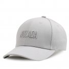 Gray Cotton Baseball Cap Hip Hop Snapback Hat Women Men Classic Letters Embroidery Hat
