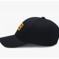 Black Embroidery Fashion Baseball Cap Adjustable Cotton Hip Hop Caps Snapback Hats for Men Women
