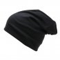 Fashion Black Beanies Skull Cap Men Women Solid Color Double Layer Cotton Bonnet Hat Winter Skullies