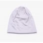 Fashion Beanies Skull Cap Light Gray Solid Color Double Layer Cotton Hat Men Women Winter Skullies