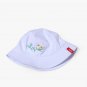 White Bucket Hat Floral Embroidered Women Men Stylish Outdoor Sports Sunscreen Cotton Fisherman Hats