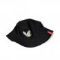 High Quality Bucket Hats Black Cotton Men Women Outdoor Sports Fashion Butterfly Embroidery Sun Hat