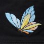 High Quality Bucket Hats Black Cotton Men Women Outdoor Sports Fashion Butterfly Embroidery Sun Hat