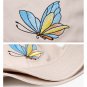 Cheap Bucket Hats Women Men Butterfly Embroidered High Quality Cotton Outdoor Sports Fisherman Caps