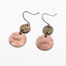 Retro Round Drop Earrings Ethnic Pendant  Vintage Fashion Dangle Earring Jewelry For Women