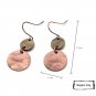 Retro Round Drop Earrings Ethnic Pendant  Vintage Fashion Dangle Earring Jewelry For Women