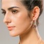 Retro Round Drop Earrings Ethnic Pendant  Vintage Fashion Dangle Earring Jewelry For Women