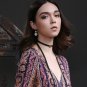 Women's Fashion Design Round Drop Earrings Antique Silver Vintage Dangle Earring