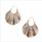 Women Fashion Vintage Shell-shaped Texture Drop Earrings Alloy Personality Girls Earrings Jewelry