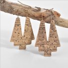 Antique Gold Drop Earrings Vintage Geometric Bohemia Dangle Earring Ethnic Jewelry For Women