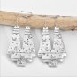 Antique Silver Drop Earrings Vintage Geometric Bohemia Dangle Earring Ethnic Women Jewelry