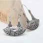 Women Charm Pendant Earrings Vintage Alloy Drop Earrings Antique Silver Lady Earrings